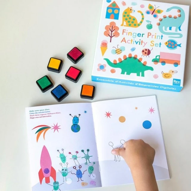 Rex London creative finger painting set