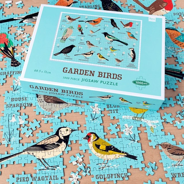 Rex London puzzle 1000 pieces Garden Birds