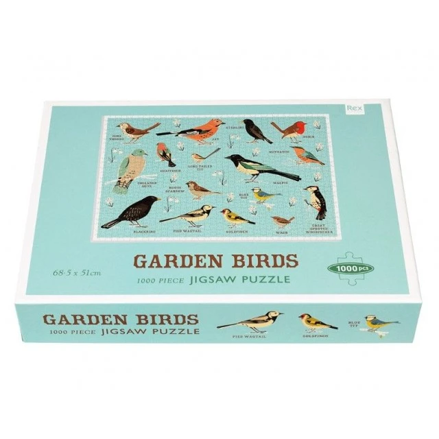 Rex London puzzle 1000 pieces Garden Birds