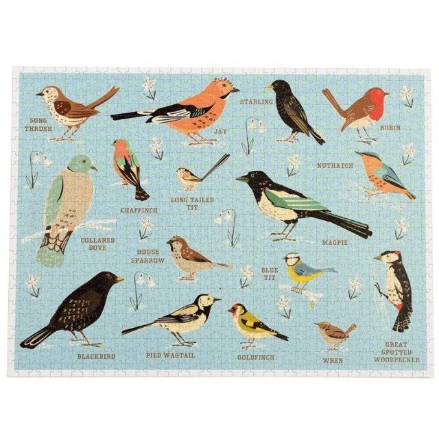 Rex London puzzle 1000 pieces Garden Birds