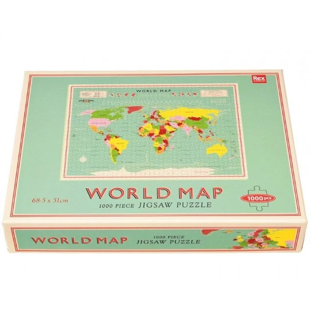 Rex London puzzle 1000 pieces World Map