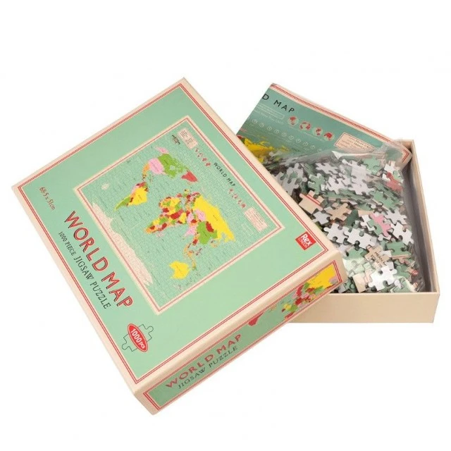 Rex London puzzle 1000 pieces World Map