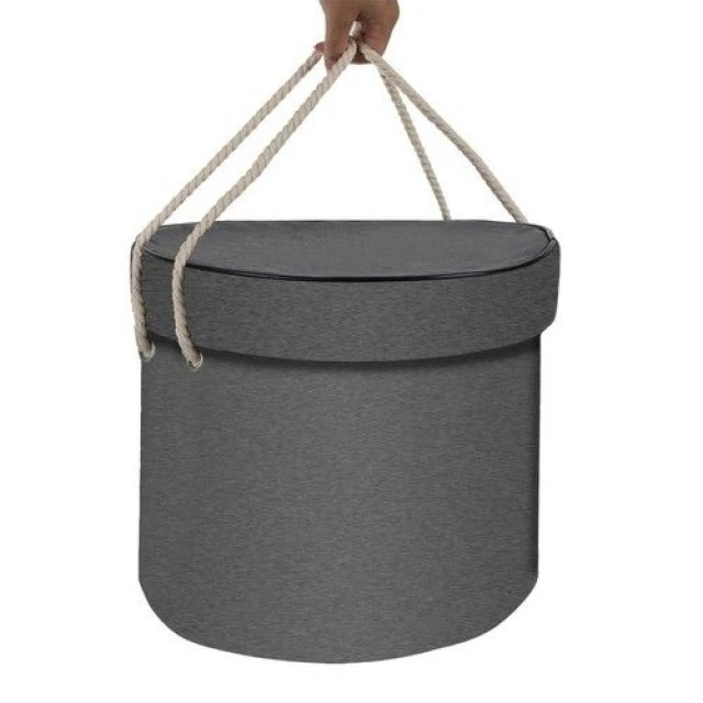 Toy basket with mat