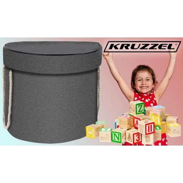 Toy basket with mat
