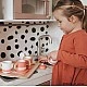 Bigjigs - Дървен комплект за чай - Розов