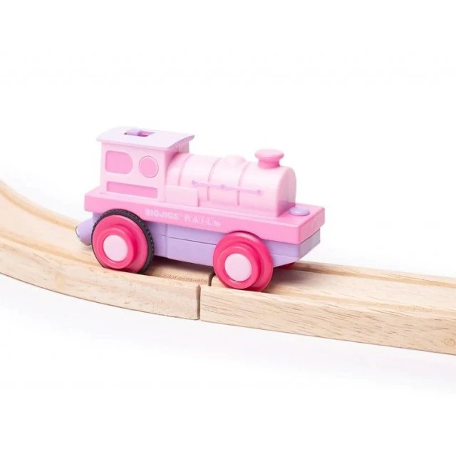 Bigjigs - Battery Operated Locomotive - Pink