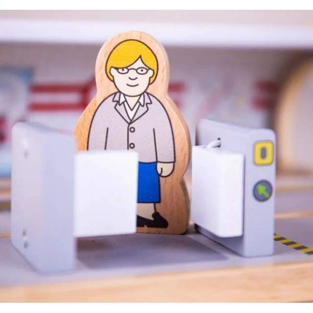 Bigjigs wooden railway Underground station