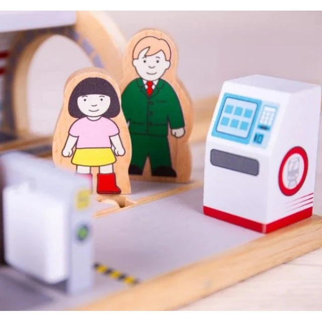 Bigjigs wooden railway Underground station