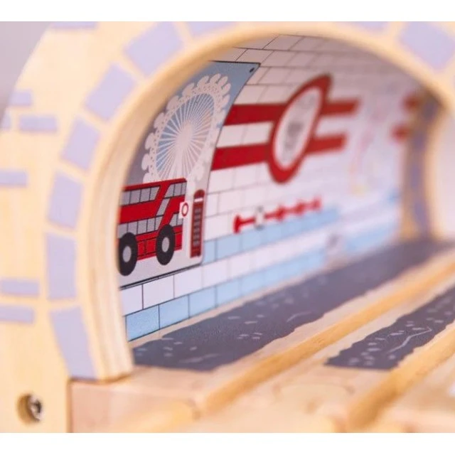 Bigjigs wooden railway Underground station