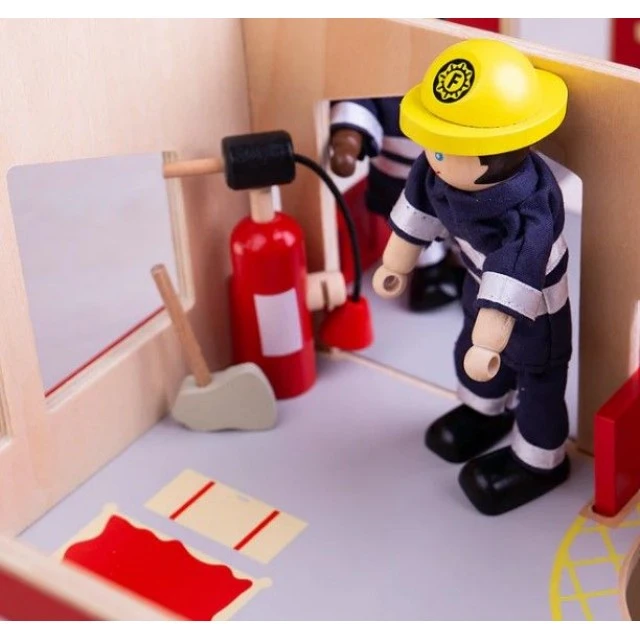 Bigjigs - Wooden Toy - City Fire Department