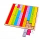 Bigjigs - Дървена игра с цветни облигации и числа