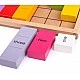 Bigjigs - Дървена игра с цветни облигации и числа