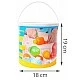 Дървени играчки за готвене - Плодове и зеленчуци с кофа
