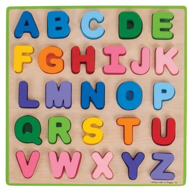 Bigjigs - English alphabet wooden puzzle