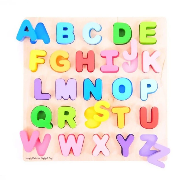 Bigjigs - English alphabet wooden puzzle