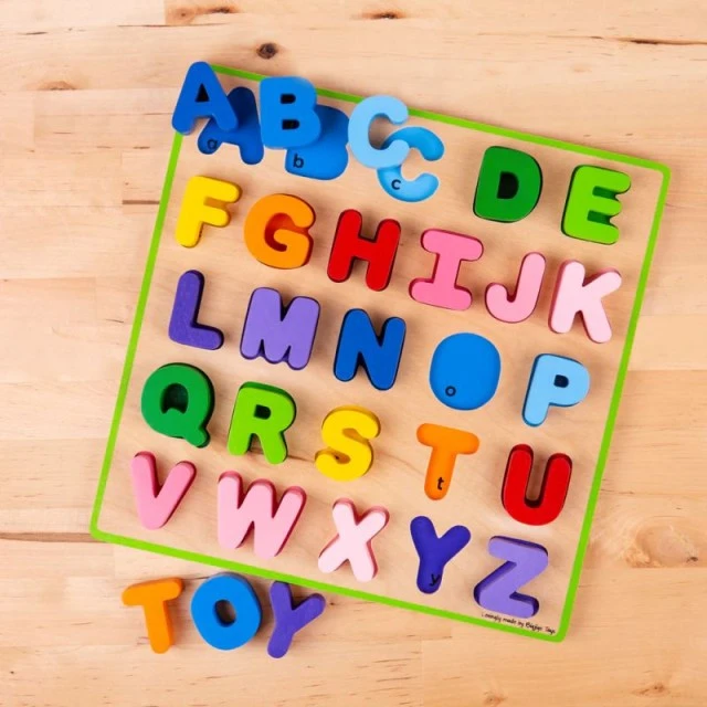 Bigjigs - English alphabet wooden puzzle