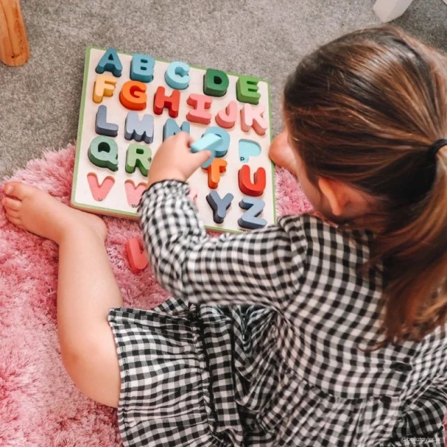 Bigjigs - English alphabet wooden puzzle