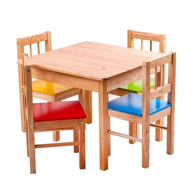 Bigjigs - Wooden table for children’s room - square