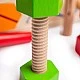 Bigjigs - Дървен детска работна маса за игра с детски инструменти
