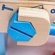 Bigjigs - Дървен детска работна маса за игра с детски инструменти