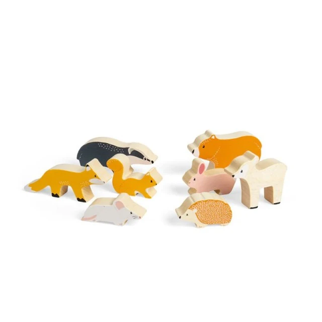Bigjigs - Small wooden forest animals
