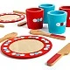 Bigjigs - Детски дървен сервиз за храна
