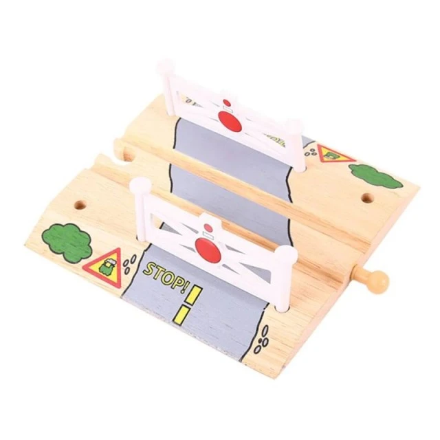 Bigjigs - Wooden crossing for a children’s train