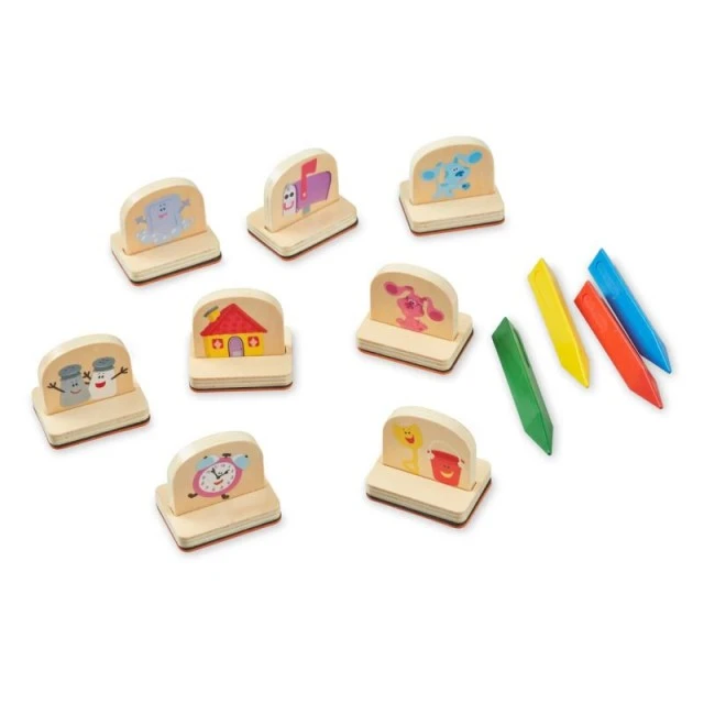Wooden Handle Stamps Creative Activity Set - Melissa & Doug