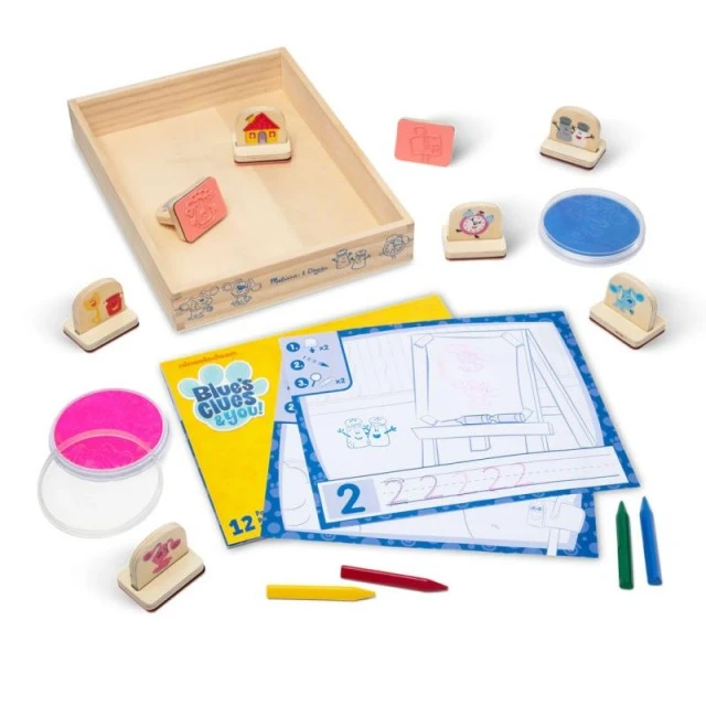 Wooden Handle Stamps Creative Activity Set - Melissa & Doug