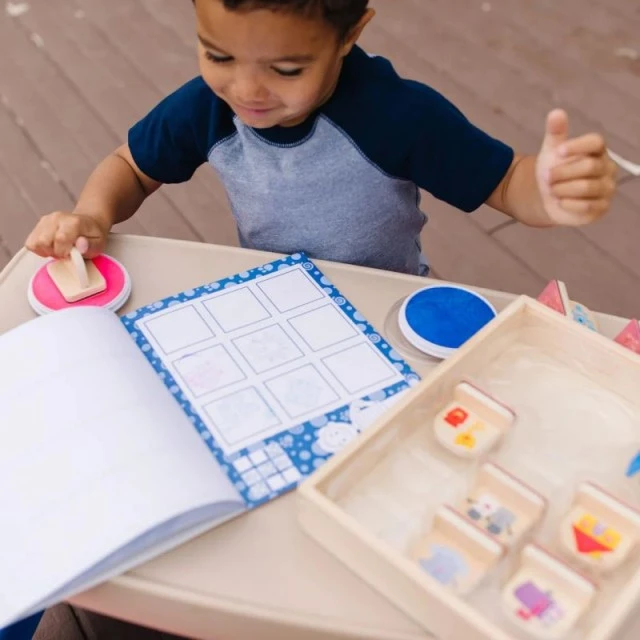 Wooden Handle Stamps Creative Activity Set - Melissa & Doug