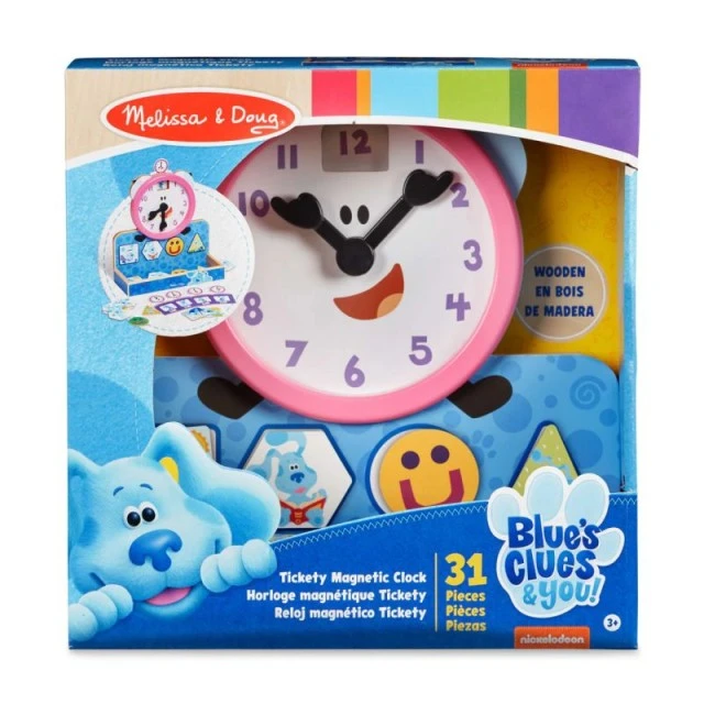 Образователен дървен магнитен часовник - Tickety Tock - Melissa & Doug