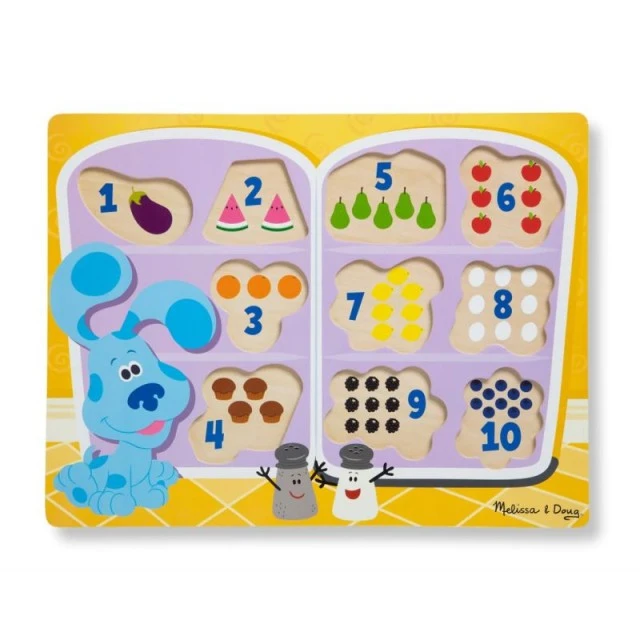 Wooden Puzzle - Food in the Fridge - Blue’s Clues & You! - Melissa & Doug