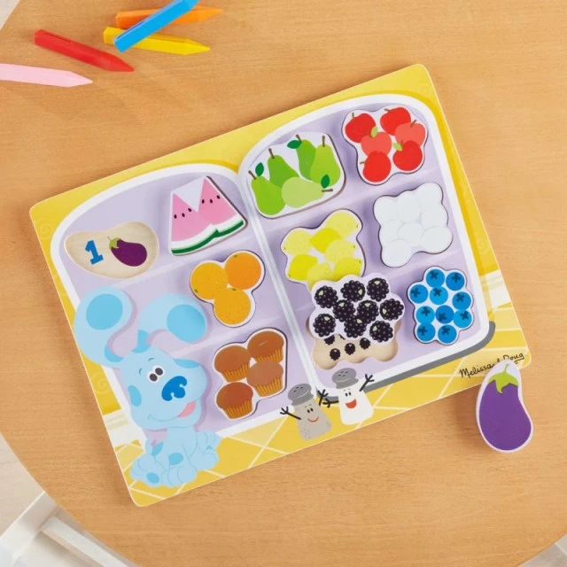 Wooden Puzzle - Food in the Fridge - Blue’s Clues & You! - Melissa & Doug
