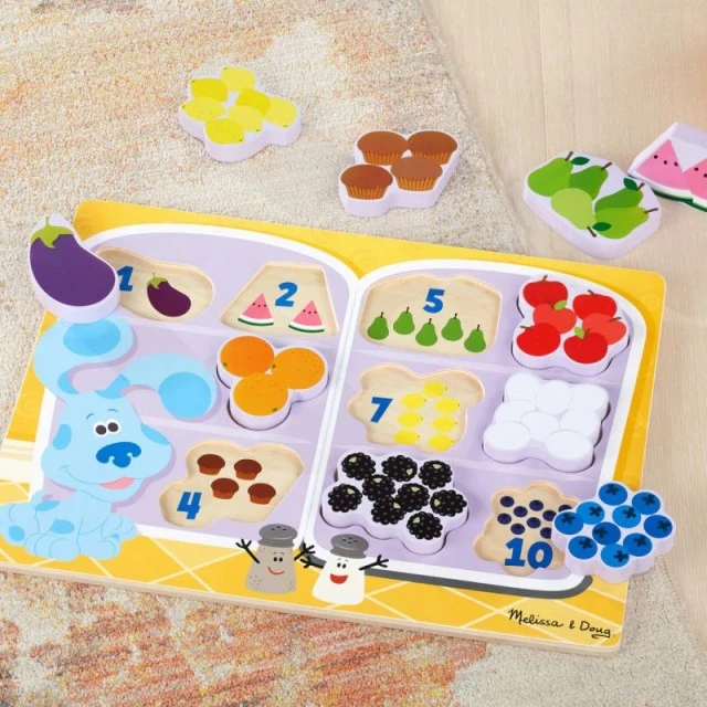 Wooden Puzzle - Food in the Fridge - Blue’s Clues & You! - Melissa & Doug