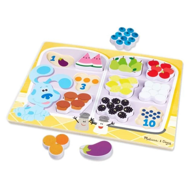 Wooden Puzzle - Food in the Fridge - Blue’s Clues & You! - Melissa & Doug