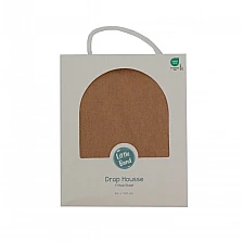Baby sheet with elastic made of cotton jersey 60x120 cm Pecan Little band
