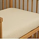 Muslin Fitted Sheet 60x120 cm Vanilla Little band