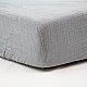 Муселинов Чаршаф с ластик 60x120 см Перлено сив Little band