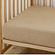 Muslin Fitted Sheet 60x120 cm Mocha Little band