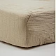 Muslin Fitted Sheet 60x120 cm Mocha Little band