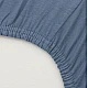 Baby sheet with elastic made of cotton jersey 60x120 cm Blue Little band