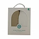 Muslin Fitted Sheet Set of 2 60x120 cm White/Beige Little band
