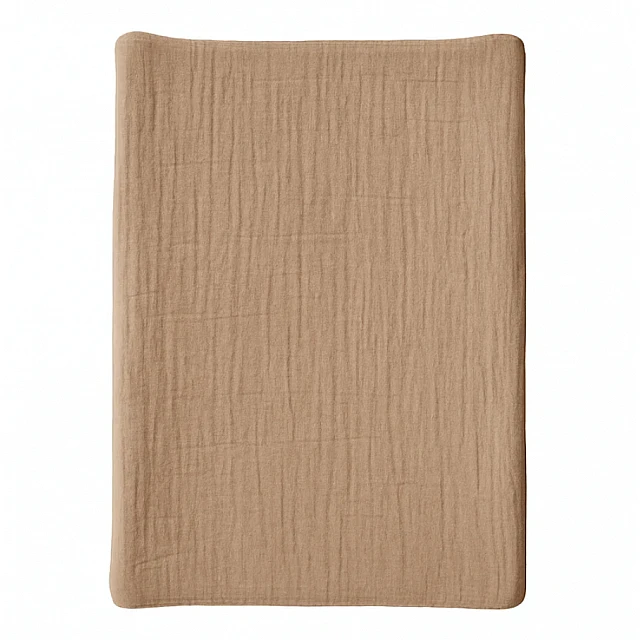Муселинов Калъф за повивалник 50x70 см Бежов Little band