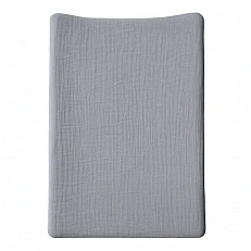 Muslin Swaddle Cover 50x70 cm Gray Little band