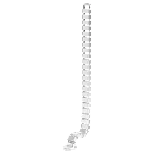 Държач за кабели за бюро Carmen CR-017-W - бял