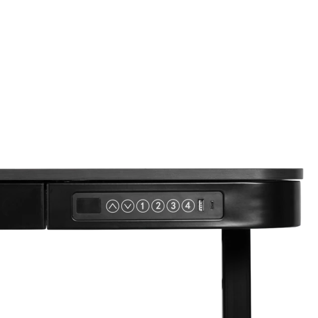 Ergonomic adjustable desk Carmen CR-118 E - 150 cm - black