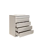 YORK clothes chest - cream