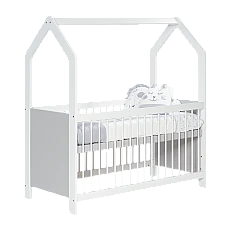 Adjustable baby cot WHITE HOUSE 70 x 140