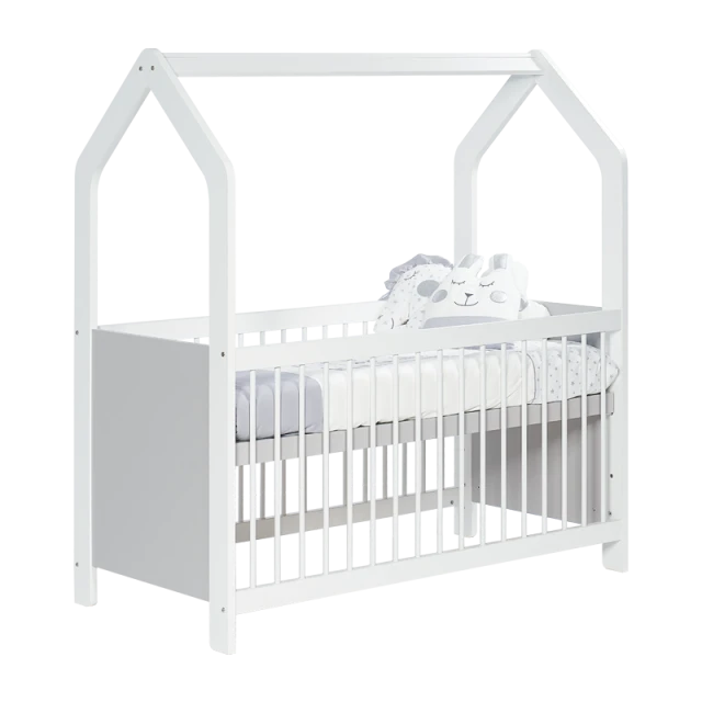 Adjustable baby cot WHITE HOUSE 70 x 140