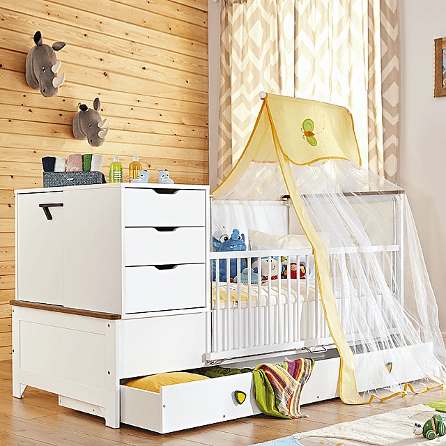 Baby cot and children’s bed 2in1 KAKULE 80x180